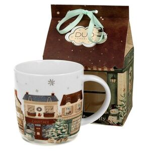 Duo Porcelánový hrnek CHRISTMAS CITY 2 400 ml vícebarevný obraz