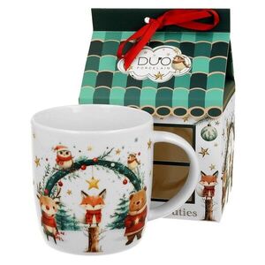 Duo Porcelánový hrnek CHRISTMAS CUTIES 2 400 ml vícebarevný obraz