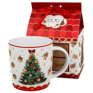 Duo Porcelánový hrnek CHRISTMAS TREE 3 400 ml vícebarevný obraz