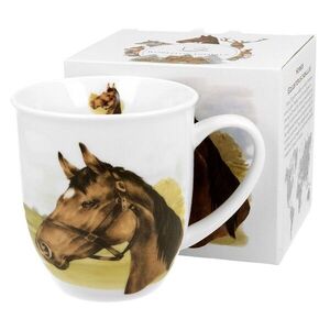 Duo Porcelánový hrnek HORSIE 400 ml krémově bílý obraz