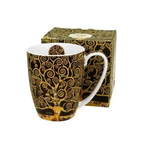 Duo Porcelánový hrnek Klimt Tree Of Life 350 ml vícebarevný obraz