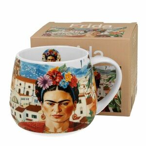 Duo Porcelánový hrnek Mexican Art Frida 430 ml krémově bílý obraz