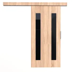 ADRK Posuvné interiérové dveře HERSE 86x205 cm dub sonoma obraz