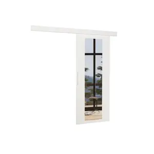 ADRK Posuvné interiérové dveře se zrcadlem BRITA 86x205 cm bílé obraz