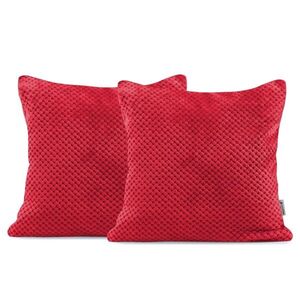 Restilo Povlaky na polštáře DecoKing henry červené, velikost 45x45*2 obraz