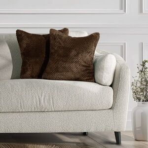 Restilo Povlaky na polštáře Decoking Xela hnědé 45x45 - 2 kusy, velikost 45x45*2 obraz