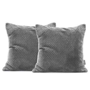 Restilo Povlaky na polštáře Decoking Xela šedé 45x45 - 2 kusy, velikost 45x45*2 obraz