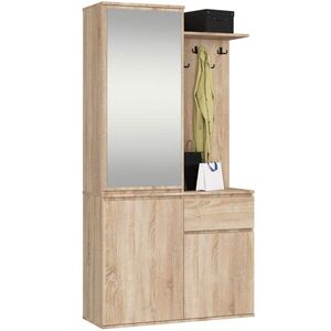 Ak furniture Předsíňová stěna Entro dub sonoma obraz