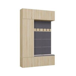 TP Living Předsíňová stěna Haga 1Sz2W 150 cm dub Sonoma obraz