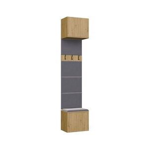 TP Living Předsíňová stěna HAGA 1W 50 cm dub Artisan obraz