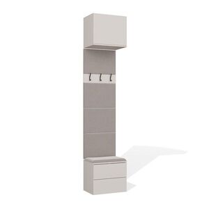 TP Living Předsíňová stěna Haga 1W2S 50 cm kašmír obraz