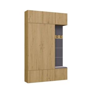 TP Living Předsíňová stěna Haga 2Sz1W 150 cm dub Artisan obraz