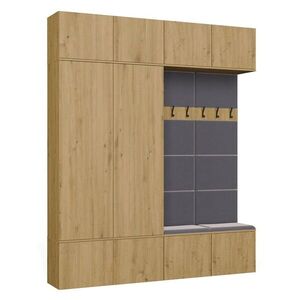 TP Living Předsíňová stěna Haga 2Sz2W 200 cm dub Artisan obraz
