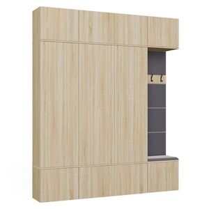 TP Living Předsíňová stěna Haga 3Sz1W 200 cm dub Sonoma obraz