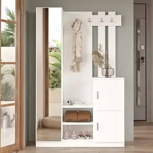 Předsíňová stěna Houseland Livia bílá obraz