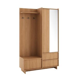 Piaski Předsíňová stěna Yasumi 125 cm dub karamelový obraz