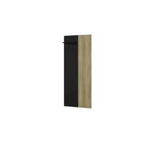 Szynaka Předsíňový věšák Wenis 01 72 cm černý/dub Karlstad obraz
