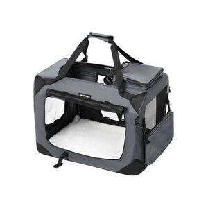 SONGMICS Přepravní taška na zvířata Uros 70 cm šedá obraz