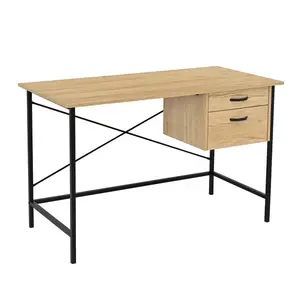 Kontrast Psací stůl BB107 120 cm dub přírodní/černý obraz