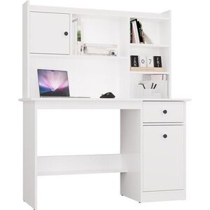 TP Living Psací stůl Chester s nástavcem 120 cm bílý obraz