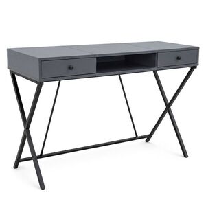 Ak furniture Psací stůl Crossline 120 cm černý/grafit obraz