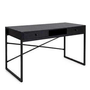 Ak furniture Psací stůl Elonis 123 cm černý obraz