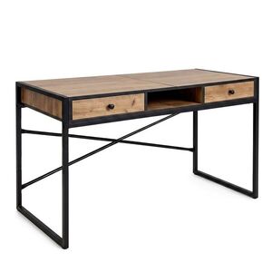 Ak furniture Psací stůl Elonis 123 cm dub Craft/černý obraz