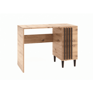 ADRK Psací stůl Liva 100 cm černý/dub Artisan obraz