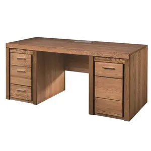 Szynaka Psací stůl s nabíjecí stanicí Velvet II 37 177 cm z masivu dub Rustikal obraz