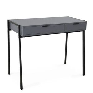 Ak furniture Psací stůl Zentia 100 cm černý/grafit obraz