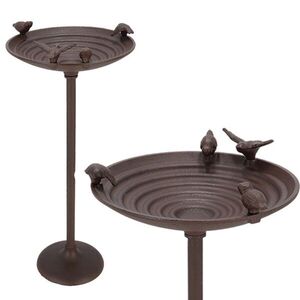 Esschert Design Ptačí pítko MEET 60 cm hnědé obraz