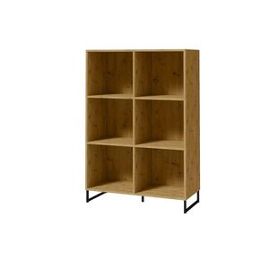ADRK Regál Ariana 80 cm černý/dub Artisan obraz