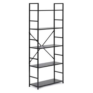 MODERNHOME Regál LOFT 58, 5 cm černý obraz