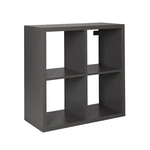 Szynaka Regál Mixxit 4 B&Q 74 cm grafit obraz