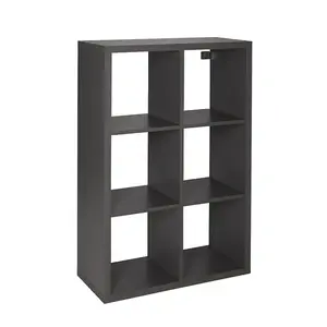 Szynaka Regál Mixxit 6 B&Q 74 cm grafit obraz