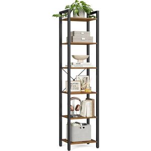 SONGMICS Regál Vasagle Moury 40 cm hnědý/černý obraz