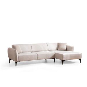 Hanah Home Rohová sedací souprava Belissimo 270 cm bílá pravá obraz
