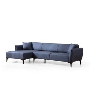 Hanah Home Rohová sedací souprava Belissimo 270 cm modrá levá obraz