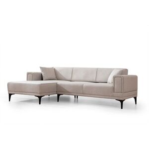 Hanah Home Rohová sedací souprava Horizon 250 cm ecru levá obraz