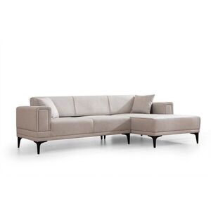 Hanah Home Rohová sedací souprava Horizon 250 cm ecru pravá obraz