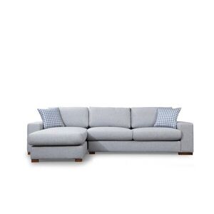 Hanah Home Rohová sedací souprava Loop 290 cm šedá levá obraz