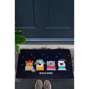 Conceptum Hypnose Rohožka Pets 40 x 60 cm černá obraz