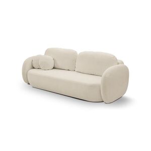 Laski Rozkládací pohovka Olio 238 cm Sicuro 55 bouclé ecru obraz