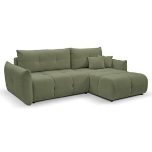 Laski Rozkládací rohová sedací souprava Base 257 cm Nordic Olive zelená univerzální obraz