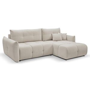 Laski Rozkládací rohová sedací souprava Base 257 cm Nordic Taupe šedo-béžová univerzální obraz