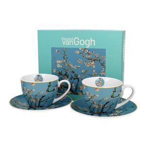 Duo Sada 2 ks porcelánových hrnků Van Gogh A-lmond Blossom 250 ml vícebarevná obraz