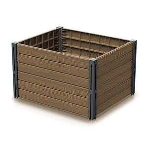 Prosperplast Sada 2 ks vyvýšených záhonů Bas Planty 75, 6 cm hnědá obraz