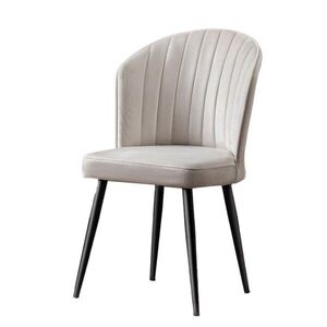 Kalune Design Sada 4 ks jídelních židlí Rubi černá/krémová obraz