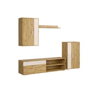HALMAR Sada obývacího nábytku Benson dub artisan/kašmír obraz