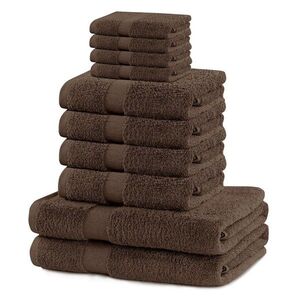 Restilo Sada ručníků DecoKing Kunis hnědé, velikost 2*70x140+4*50x100+4*30x50 obraz
